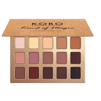 Kobo Professional Kind of Magic Eyeshadow Palette (Paleta 15 matowych cieni do powiek)