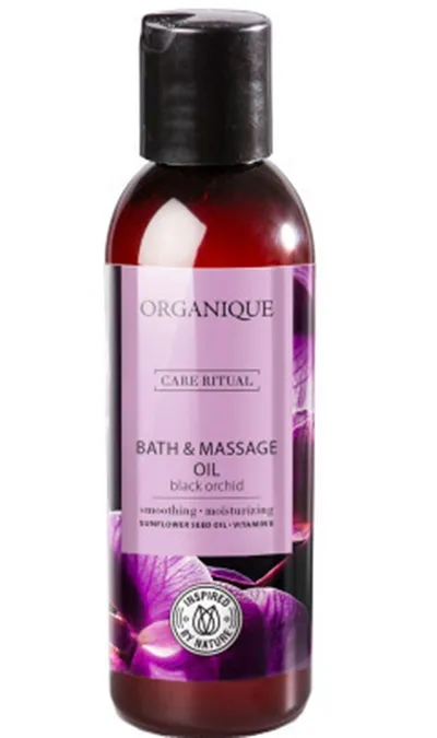 Organique Care Ritual, Bath & Massage Oil Black Orchid (Olejek do kąpieli i masażu  `Czarna orchidea`)