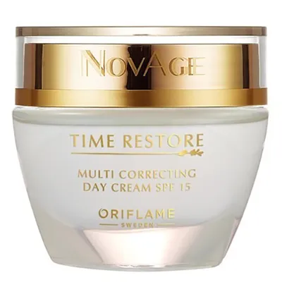 Oriflame NovAge Time Restore, Multi Correcting Day Cream SPF 15 (Korygujący krem na dzień)