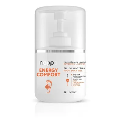 Silcare Nappa Energy Comfort, Foot Soak Gel Refreshing lavender (Żel do moczenia stóp `Odświeżająca lawenda`)