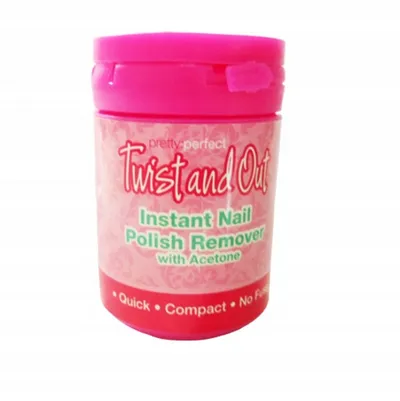 Pretty Perfect Twist and Out Instant Nail Polish Remover with Acetone (Zmywacz do paznokci)