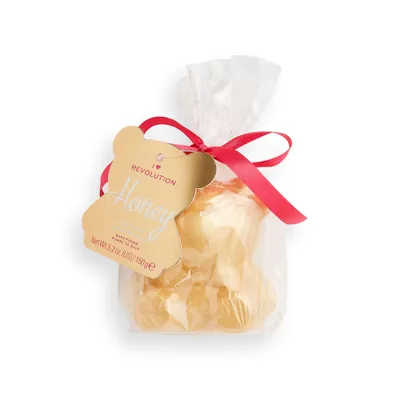 I Heart Revolution Honey Teddy Bear Bath Fizzer `Coconut` (Kula do kąpieli `Kokos`)