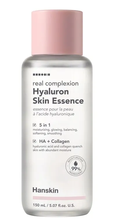 Hanskin Real Complexion Hyaluron Skin Essence (Esencja do twarzy z kwasem hialuronowym)