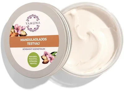 Yamuna Almond Oil Body Butter (Olej migdałowy, Masło do ciała)