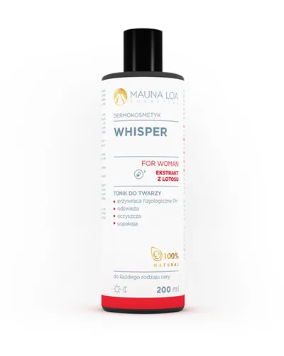 Mauna Cosmetics Whisper, Tonik do twarzy