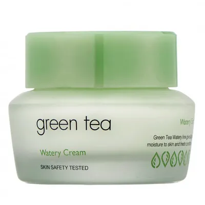It's Skin Green Tea, Watery Cream (Regulujący krem do twarzy o silnym działaniu antyoksydacyjnym)