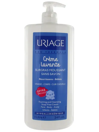 Uriage Babies Crème Lavante (Pieniący się krem do mycia ciała dla dzieci i niemowląt)