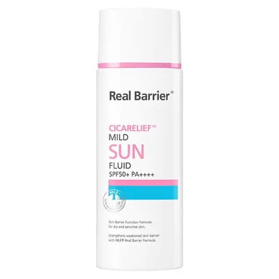 Atopalm Real Barrier, Cicarelief Mild Sun Fluid SPF50 PA++++ (Fluid z filtrem przeciwsłonecznym)
