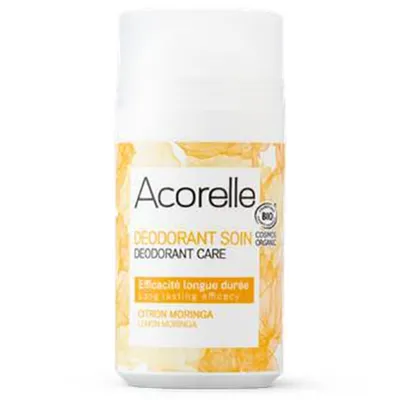 Acorelle Deodorant Roll On BIO Certifie Citron Moringa (Organiczny dezodorant w kulce `Cytryna i moringa`)