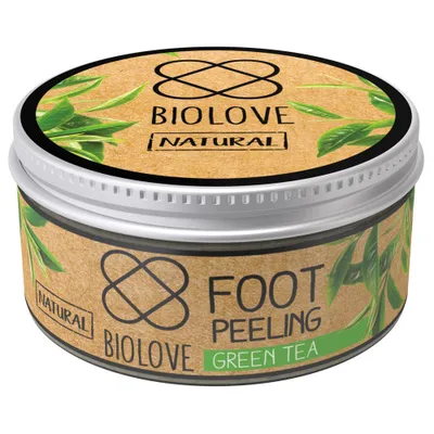 Biolove Green Tea, Foot Peeling (Peeling do stóp `Zielona herbata`)