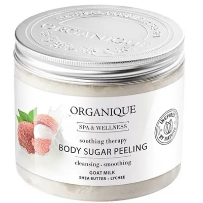Organique Soothing therapy, Body Sugar Peeling (Cukrowy peeling do ciała (nowa wersja))