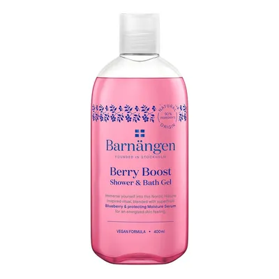 Barnangen Berry Boost Shower & Bath Gel (Żel do kąpieli i pod prysznic  z czarnych jagód)