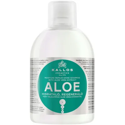 Kallos KJMN, Aloes, Szampon aloesowy nawilżający i regenerujący