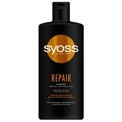 Syoss Repair Shampoo Wakame Algae (Regenerujący szampon z algami wakame)
