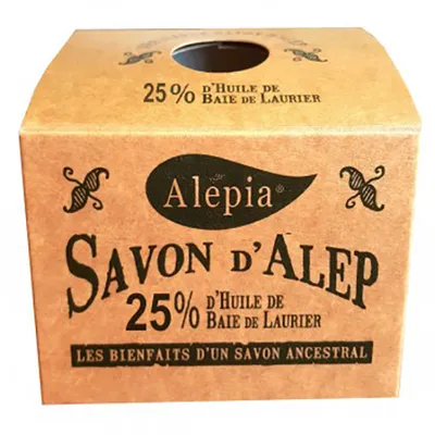 Alepia Savon d`Alep 25% Laurier (Mydło Alep 25% oleju Laurie)