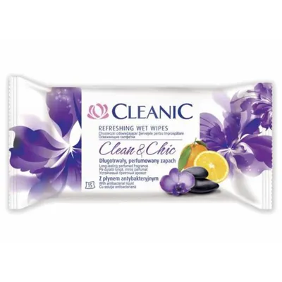 Cleanic Clean & Chic, Chusteczki odświeżające