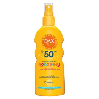 Dax Sun Spray ochronny rodzinny  dla dorosłych i dzieci powyżej 6. miesiąca życia SPF50
