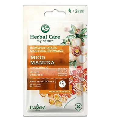 Herbal Care Maseczka rozświetlająca `Miód manuka`