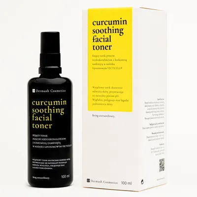 Dermash Cosmetics Curcumin Soothing Facial Toner (Kojący tonik przeciw niedoskonałościom z kurkuminą)