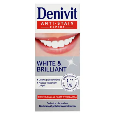 Denivit White and Brilliant, Wybielająca pasta do zębów