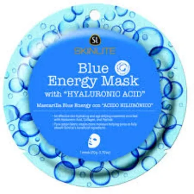 Skinlite Blue Energy Mask with  Hyaluronic Acid' (Wygładzająco - liftingująca maseczka z kwasem hialuronowym)