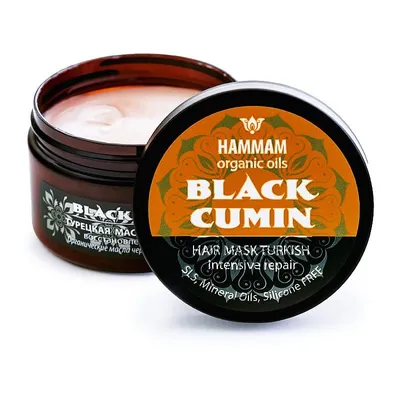 Hammam Organic Oils Black Cumin Hair Mask Turkish Intensive Repair (Turecka maska do włosów `Regeneracja i blask`)