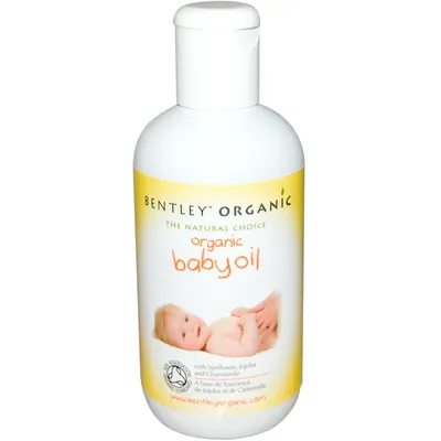 Bentley Organic Organic Baby Oil (Olejek pielęgnacyjny z wyciągiem ze słonecznika, jojoby i rumianku)
