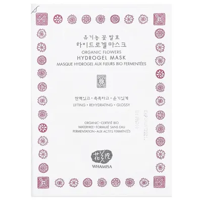 Whamisa Organic Flowers, Hydrogel Mask (Hydrożelowa maska w płacie)