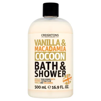 Creightons Vanilla & Macadamia Cocoon, Bath & Shower (Żel pod prysznic 'Wanilia, Macadamia, Kokos')