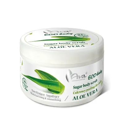 Laboratorium Kosmetyczne AVA Eco Body, Peeling cukrowy `Aloe Vera`