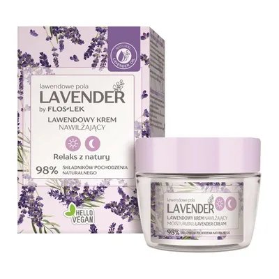 Floslek Lavender Lawendowe Pola by Floslek,, Lawendowy krem nawilżający