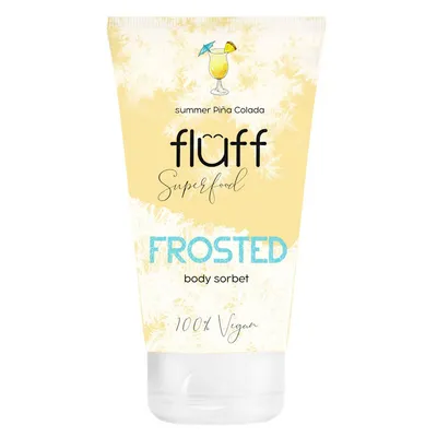 Fluff Superfood, Frosted, Summer Piña Colada Body Sorbet (Sorbet do ciała `Piña Colada`)