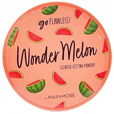 Max & More Go Flawless! Wonder Melon Scented Setting Powder (Puder sypki o zapachu arbuzowym)