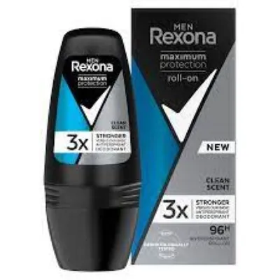 Rexona Men Maximum Protection Clean Scent Antiperspirant Roll- On (Bloker potu w kulce dla mężczyzn)