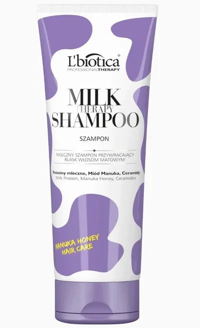 L'biotica Milk Therapy, Shampoo (Mleczny szampon przywracający blask włosom matowym)