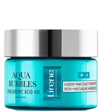 Lirene Dermoprogram Aqua Bubbles, Głęboko nawilżający hydrokrem