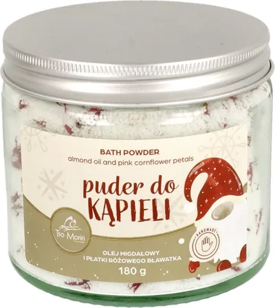 Tso Moriri Bath Powder Almond Oil and Pink Cornflower Petals (Puder do kąpieli)