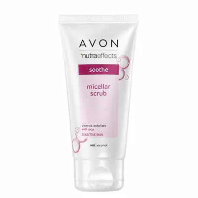 Avon Nutra Effects, Soothe Micellar Scrub (Peeling micelarny do skóry wrażliwej)