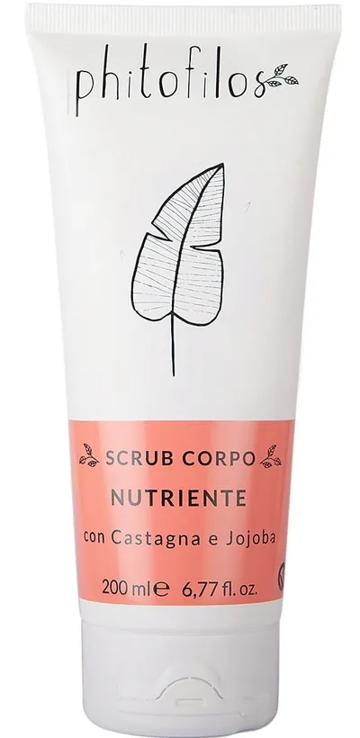 Phitofilos Scrub Corpo Nutriente con Castagna e Jojoba (Odżywczy peeling mechaniczny do ciała)