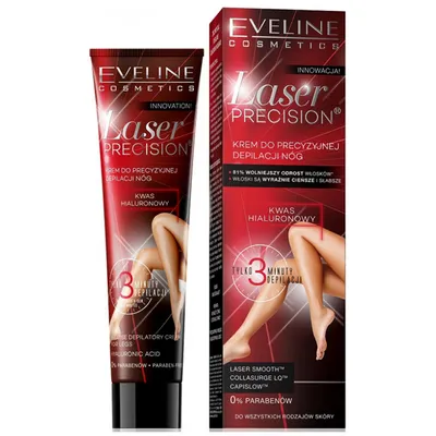 Eveline Cosmetics Laser Precision, Krem do precyzyjnej depilacji nóg