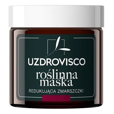 Uzdrovisco Roślinna maska redukująca zmarszczki `Czarny tulipan i lukrecja` (nowa wersja)