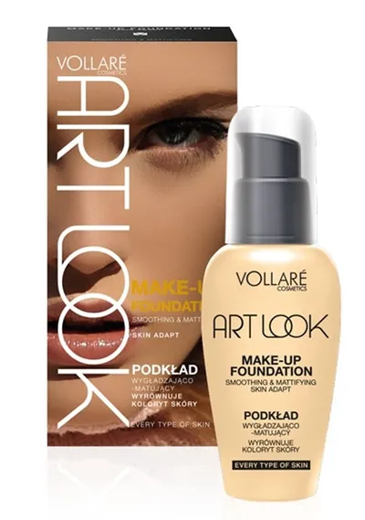 Vollare Cosmetics Art Look, Podkład wygładzająco-matujący
