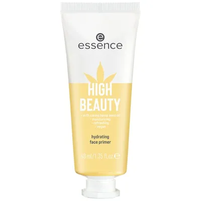Essence High Beauty, Hydrating Face Base (Nawilżająca baza pod makijaż z wyciągiem konopnym)