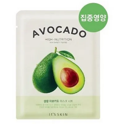 It's Skin The Fresh Mask Sheet, Avocado (Odżywiająca  maseczka do twarzy)
