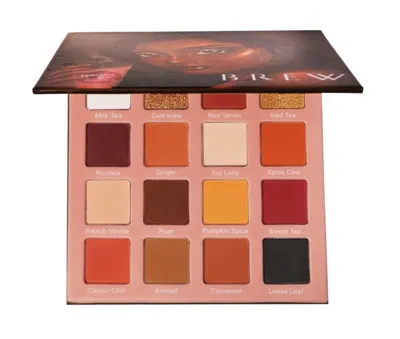 September Rose Cosmetics Brew Eyeshadow Palette (Paleta 16 cieni do powiek)