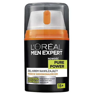 L'Oreal Paris Men Expert, Pure Power (Żel -krem nawilżający przeciw niedoskonałościom)