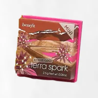 BeneFit Terra Spark Golden Shimmer Brick-Red Blush (Róż do policzków)