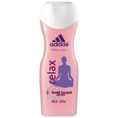 Adidas for Women, Relax, Flower Bouqet, Hydrating Shower Gel (Relaksujący żel pod prysznic)