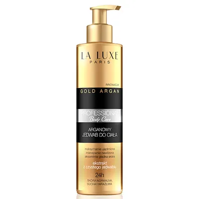 La Luxe Paris Gold Argan, Arganowy jedwab do ciała