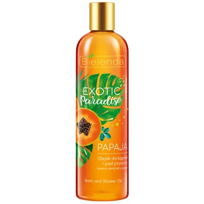 Bielenda Exotic Paradise, Bath & Shower Oil (Olejek do kąpieli i pod prysznic `Papaja`)